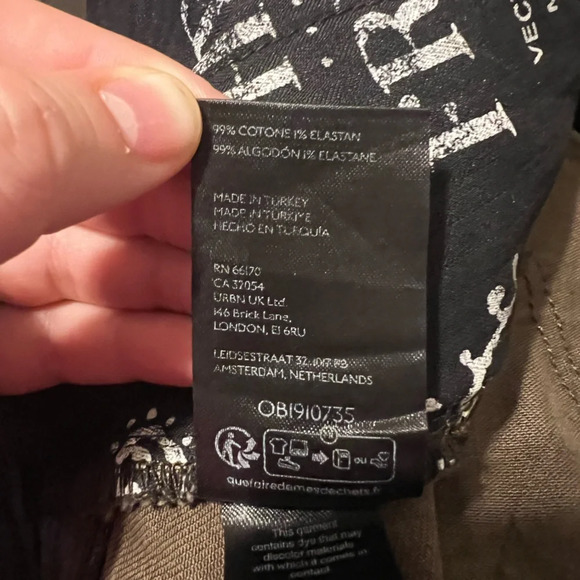 We The Free Vector Moto Mid Rise Flare Jeans Women's Size 27 - Picture 12 of 15